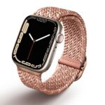 UNIQ Aspen Strap Apple Watch 40/38/41 mm Series 1/2/3/4/5/6/7/8/SE/SE2/SE3 Braided DE citrus pink