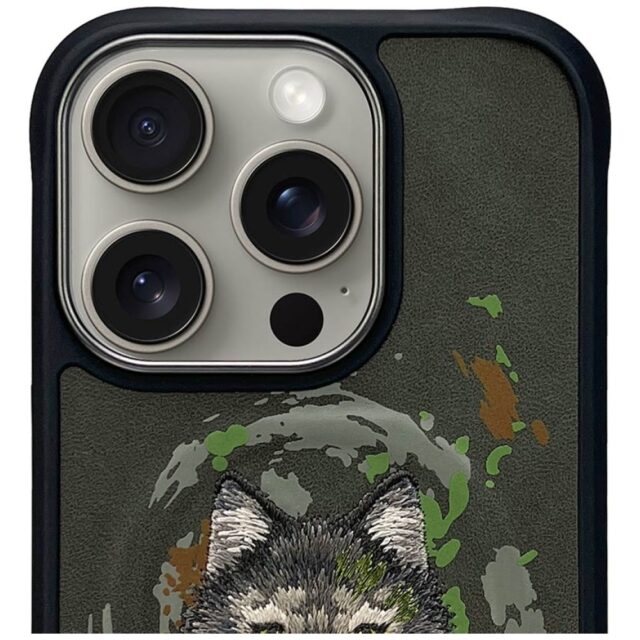 Nimmy Wolf MagSafe case for iPhone 16 Pro Max dark grey - imagine 2