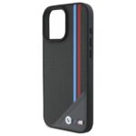 BMW BMHMP16X23PUTRA iPhone 16 Pro Max 6.9" antracite hardcase M Meshed Tricolor Stripes MagSafe - imagine 6