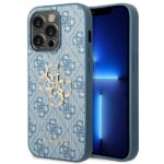Guess GUHCP14L4GMGBL iPhone 14 Pro 6,1" blue hardcase 4G Big Metal Logo