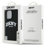 DKNY DKHMP16LSNYACH iPhone 16 Pro 6.3" black hardcase Silicone White Printed Logo MagSafe - imagine 8