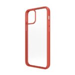 PanzerGlass ClearCase iPhone 12/12 ProMandarin Red AB - imagine 3