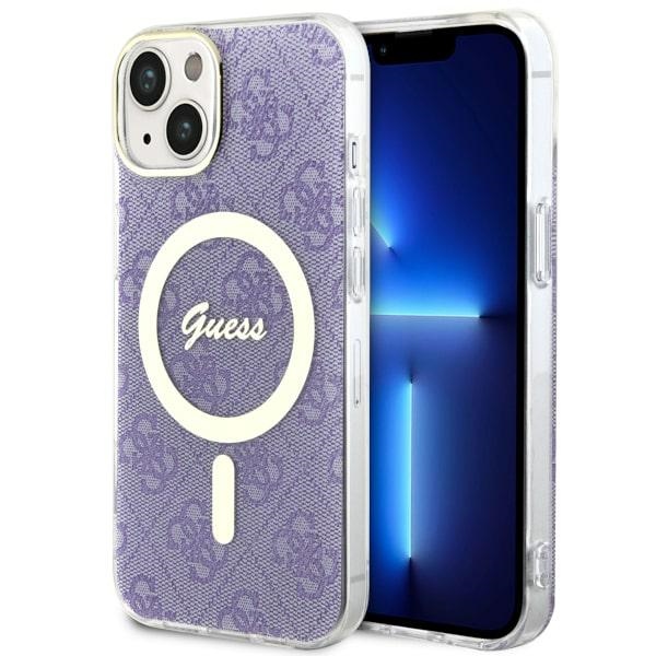 cps-83a43f0c61c1c932553fc0fb7d716333-2025-12-06-15-17-33 Guess GUHMP14MH4STU iPhone 14 Plus / 15 Plus 6.7" purple hardcase 4G MagSafe - imagine 1