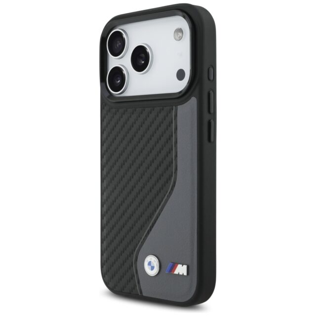 Case BMW M Carbon Logo MagSafe for iPhone 17 Pro anthracite - imagine 2