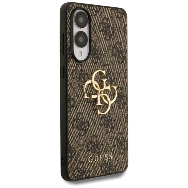 Case Guess Big 4G Logo Classic Logo for Samsung Galaxy S25 Edge brown - imagine 4