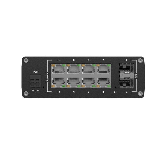 Teltonika TSW202 | Switch | 8x RJ45 1000Mb/s, 2x SFP, 2-pin DC. L2, managed - imagine 4