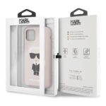 Karl Lagerfeld KLHCN58SLFKPI iPhone 11Pro hardcase light pink Silicone Iconic - imagine 7