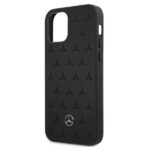 Mercedes MEHCP12LPSQBK iPhone 12 Pro Max 6,7" black hardcase Leather Stars Pattern - imagine 6