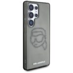 Case Karl Lagerfeld Rhinestones Karl Head Logo Samsung Galaxy S25 Ultra black - imagine 4