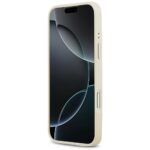 Case Guess Grained Strass Logo MagSafe for iPhone 17 Pro Max beige - imagine 5