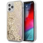 Guess GUHCP12LLG4GGPIGO iPhone 12 Pro Max 6,7" gold hardcase Gradient Liquid Glitter 4G