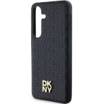 DKNY DKHMS24MPSHRPSK S24+ S926 black hardcase Leather Pattern Metal Logo MagSafe - imagine 6