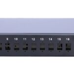 Extralink 24 Core | Patch panel | 24 port, black