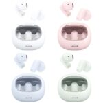 USAMS Bluetooth 5.3 TWSTD Series Wireless Headphones White BHUTD01 (TD22) - imagine 2