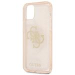 Guess GUHCP12MPCUGL4GGO iPhone 12/12 Pro 6,1" gold hard case Glitter 4G Big Logo - imagine 6