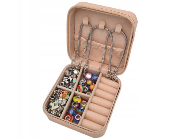 Extralink | Jewelry and Bracelet Making Kit | Charms 66 pcs + Bag - imagine 2