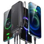 USAMS power bank PB60 20000mAh 22.5W 2xQC3.0+PD Fast Charge black 20KCD16801 (US-CD168) - imagine 6