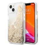 Guess GUHCP13SGLHFLGO iPhone 13 mini 5,4" gold hardcase Glitter Charms