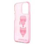Karl Lagerfeld KLHCP13LKCTUGLP iPhone 13 Pro / 13 6,1" pink hardcase Glitter Karl`s & Choupett - imagine 7