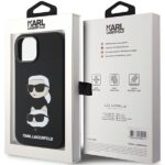 Karl Lagerfeld KLHCP15MSDHKCNK iPhone 15Plus / 14 Plus 6.7" black Silicone Karl&Choupette Hea - imagine 8