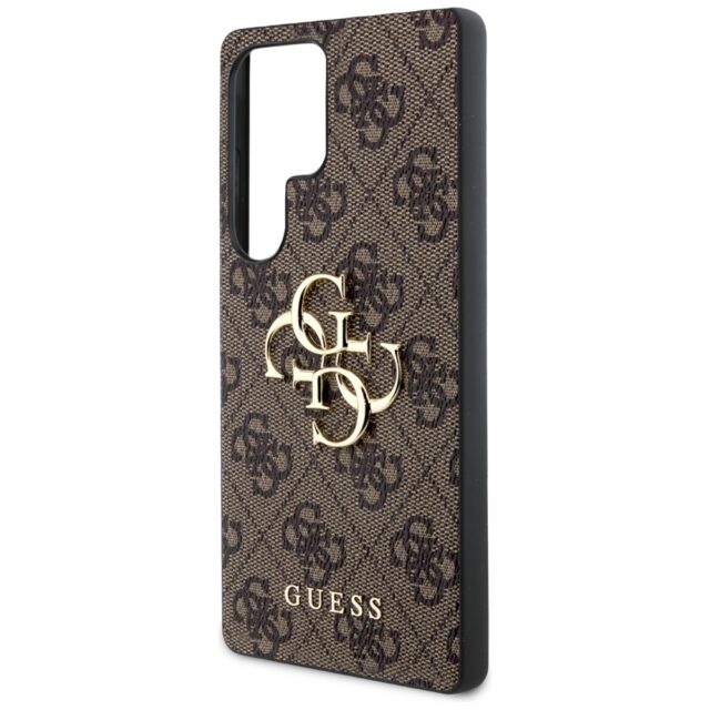 Case Guess Big 4G Logo Classic Logo to Samsung Galaxy S25 Ultra brown - imagine 6