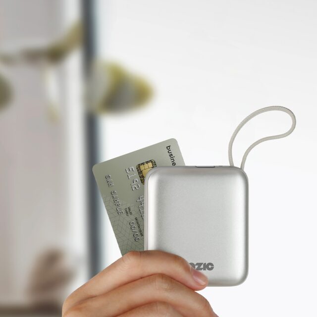 PowerBank 3in1 Bazic Fusion Mini 10000mAh cable USB-C/Lightning grey - imagine 7