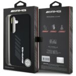 Case AMG Oversize Rhombs MagSafe for Samsung Galaxy S25 black - imagine 8