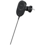 Car mount with wireless charger PITAKA MagEZ Pro 2 Qi2 15W NFC MagSafe black grey - imagine 5