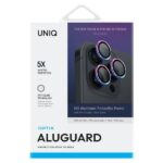 UNIQ Optix Aluminum Camera Lens Protector iPhone 16 Pro 6.3" / 16 Pro Max 6.9" iridescent camera len - imagine 2