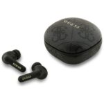 Earphones TWS ENC Guess 4G Classic Metal Logo black