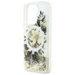 Guess GUHMP16LLFMWTE iPhone 16 Pro 6.3" beige hardcase Liquid Glitter Flower MagSafe - imagine 6