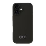 Audi Silicone Case iPhone 16 6.1" black hardcase AU-LSRIP16-Q3/D1-BK