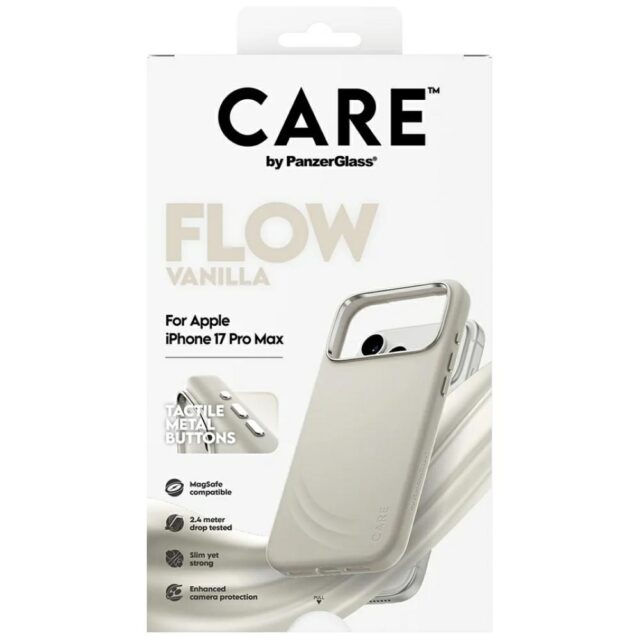 Case CARE by PanzerGlass FLOW MagSafe for iPhone 17 Pro Max vanilla - imagine 4