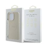 Guess GUHMP16LPGHSMME iPhone 16 Pro 6.3" beige hardcase Grained Ring MagSafe - imagine 8