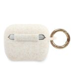 Guess GUACAPSILGLWH AirPods Pro cover white Silicone Glitter - imagine 2