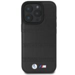 BMW BMHMP16L23PUSPK iPhone 16 Pro 6.3" black hardcase M Perforated And Stitched Line MagSafe - imagine 3