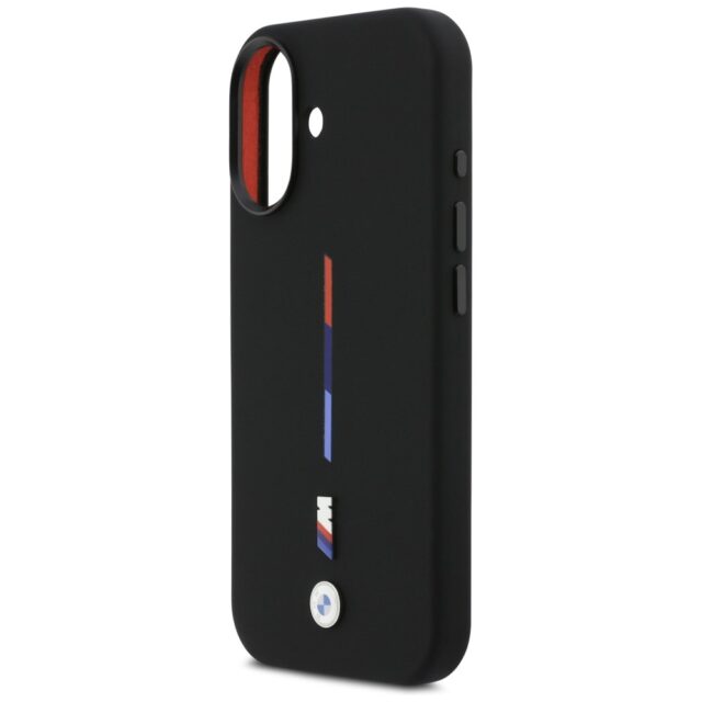 BMW M Silicon Tricolor Line MagSafe Case for iPhone 17 Black - imagine 6