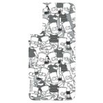 Panel Samsung GP-TOU021HOOJW for Frame Cover for Galaxy S22+ Simpsons white