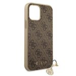 Guess GUHCP12MGF4GBR iPhone 12/12 Pro 6,1" brown hardcase 4G Charms Collection - imagine 8