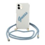 Guess GUHCP12SCRTVSBL iPhone 12 mini 5,4" blue hardcase Script Vintage - imagine 2