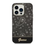 Guess GUHCP14XHGBNHK iPhone 14 Pro Max 6,7" black hardcase Bandana Paisley