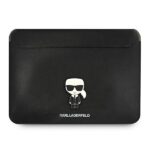 Karl Lagerfeld Sleeve KLCS16PISFBK 16" black Saffiano Ikonik Karl