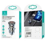 USAMS car charger 1xUSB+1xUSB-C C32 30W Fast Charge blue CC164CC02 (US-CC164) - imagine 8