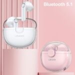 USAMS Bluetooth 5.1 TWS BU Series wireless earphones white BHUBU01 - imagine 2