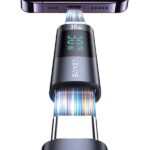 USAMS Adapter AU18 USB-C - LightningDigital Display 30W steel/aluminum SJ681LN01 (US-SJ681) - imagine 4