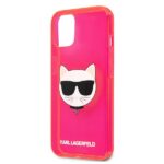 Karl Lagerfeld KLHCP13SCHTRP iPhone 13 mini 5,4" pink hardcase Glitter Choupette Fluo - imagine 6