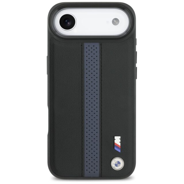 Case BMW M Perforated Stripe Logo MagSafe for iPhone Air blue - imagine 3