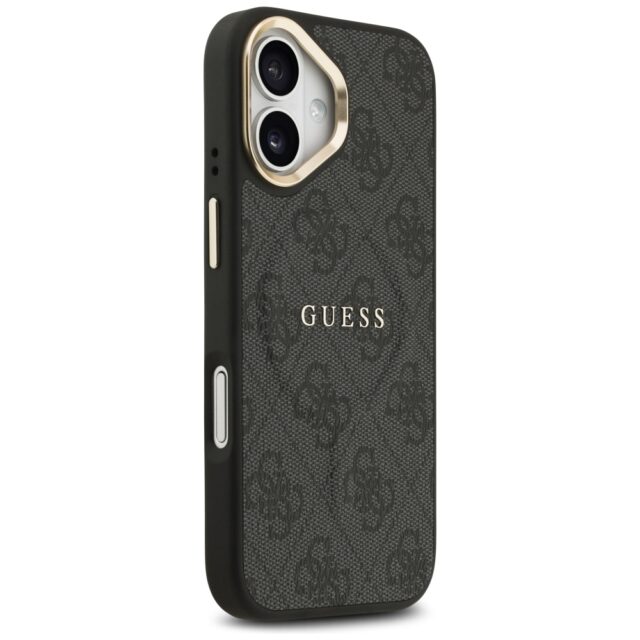 Case Guess 4G PU Classic Logo MagSafe for iPhone 17 black - imagine 4