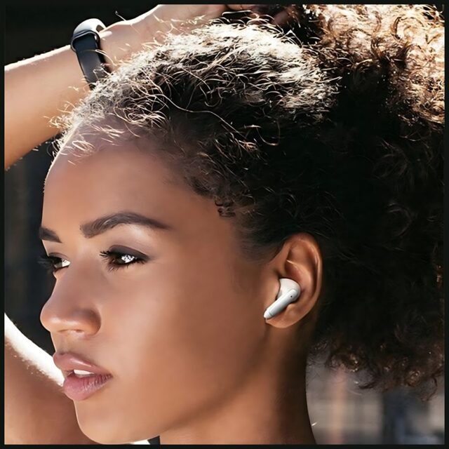 USAMS Bluetooth 5.3 Headphones TWSX-Don Series Dual mic ENC wireless white/white BHUXD02 - imagine 7