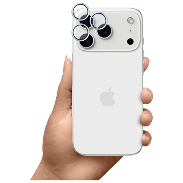 3MK HARDY Lens Protection Pro for Apple iPhone 17 Pro / 17 Pro Max Silver - imagine 8